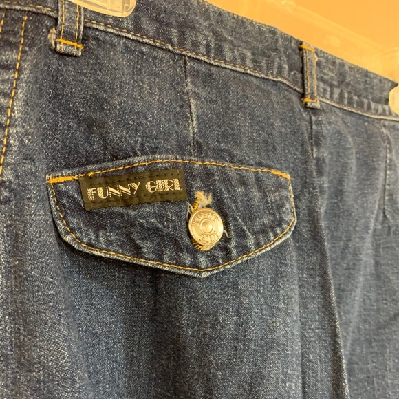 VTG 1970s era Jeans Funny Girl Brand size 7/8 cute - Picture 5 of 7